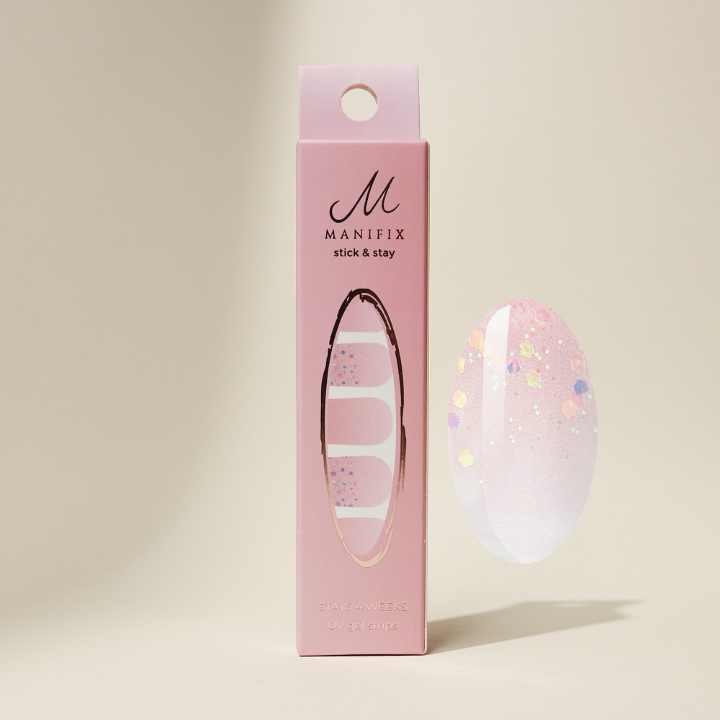 Ballerina Babyboomer Glitter UV-Nagelfolie